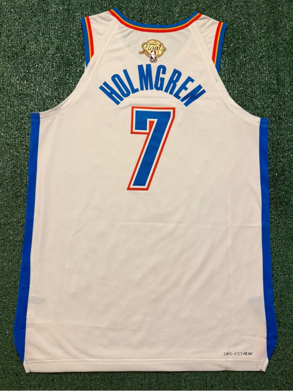 Chet Holmgren Oklahoma City Thunder Authentic White Nike Finals Adv Jerseys